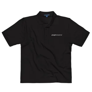 247 Sports White Logo Premium Polo Shirt