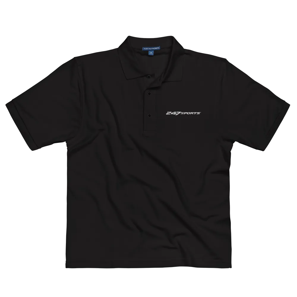 247 Sports White Logo Premium Polo Shirt