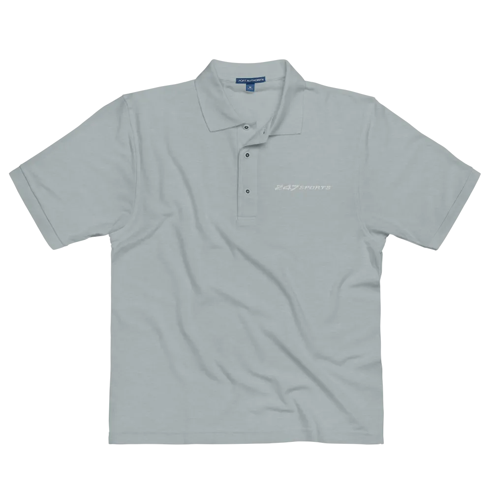 247 Sports White Logo Premium Polo Shirt