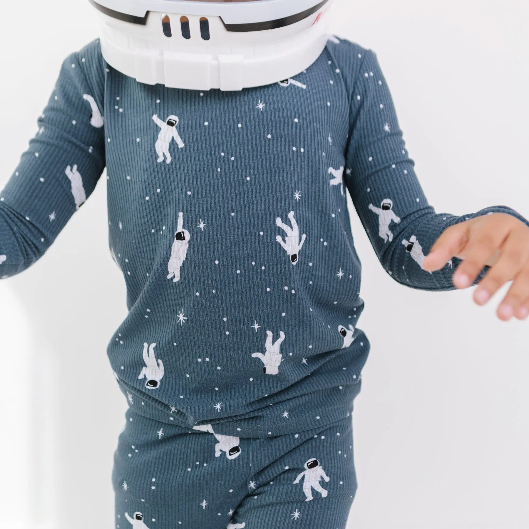 Astronauts Small Ribbed Two-Piece Set