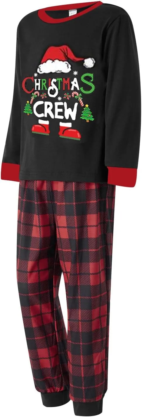 Awoscut Family Christmas Pajamas Matching Pajamas for Family, Xmas PJs Sets Holiday Sleepwear