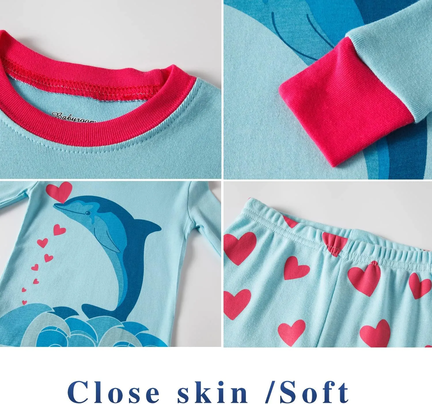 Babyroom Girls Pajamas Matching Doll Pjs Toddler Kids Cotton Sleepwear Christmas Clothes
