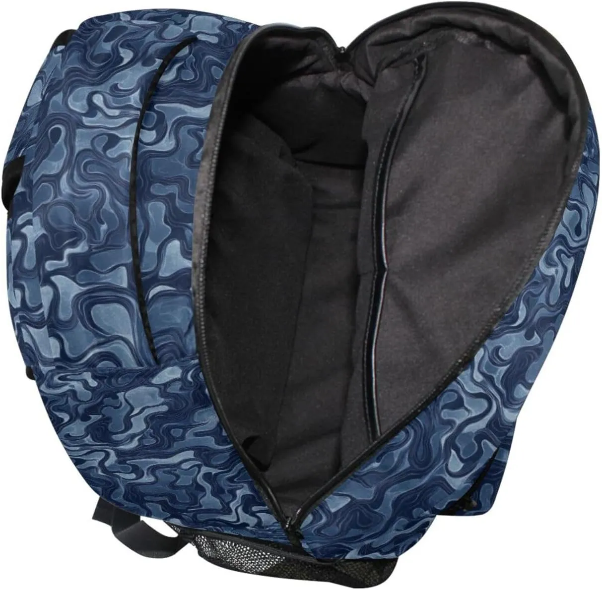 Backpacks for Teenager Waterproof Diaper Bag Backpack with Chest Strap for Business Work College Travel Trip Camouflage Navy Blue