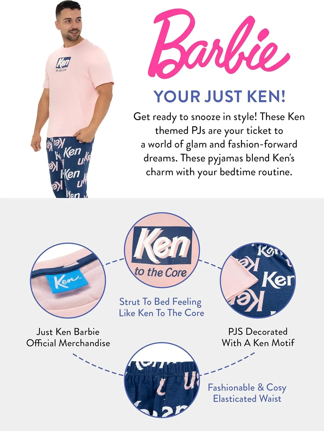 Barbie Pajamas | Ken Pajamas For Men | Winter Mens Pajama