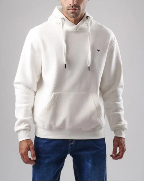 BASIC HOODIE  - OFF WHITE
