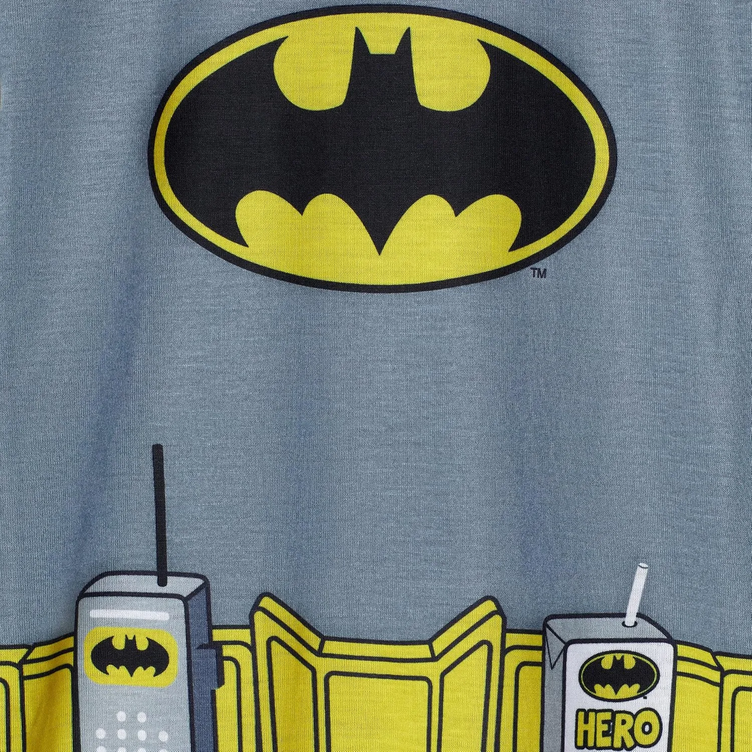 BATMAN Boys Pajamas for Kids | 4 Piece Sleepwear Sets for Boys Pajama Bottoms and Sleep Shirts for Big Boy and Toddlers