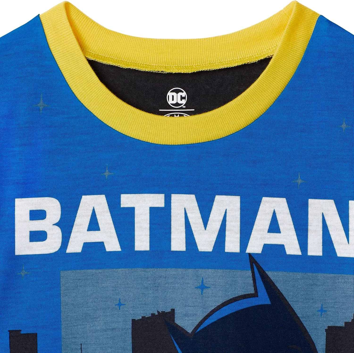 BATMAN Boys Pajamas for Kids | 4 Piece Sleepwear Sets for Boys Pajama Bottoms and Sleep Shirts for Big Boy and Toddlers