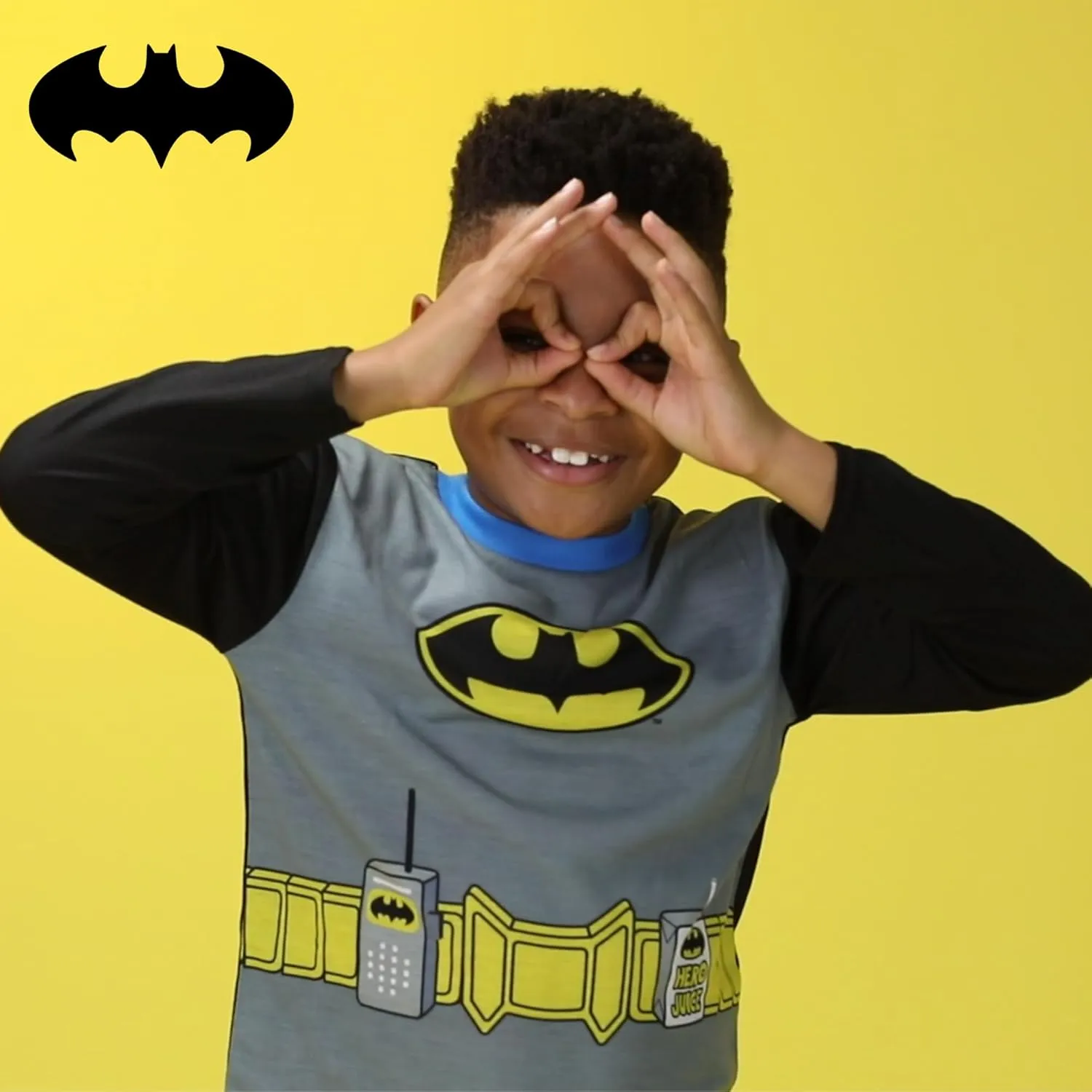 BATMAN Boys Pajamas for Kids | 4 Piece Sleepwear Sets for Boys Pajama Bottoms and Sleep Shirts for Big Boy and Toddlers