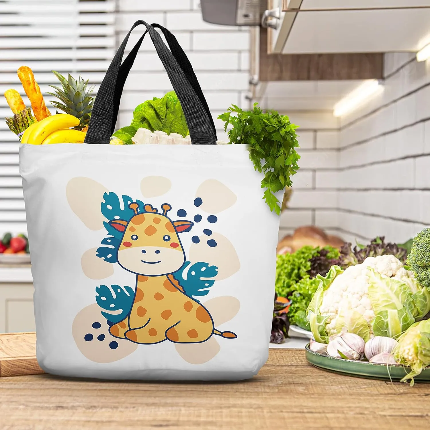 Beach Tote Bag Foldable Reusable Durable and Washable for Outdoor Travel Shopping Gym, Stadium