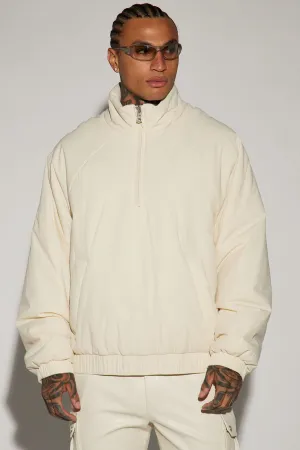 Belcher Padded Nylon Anorak - Off White
