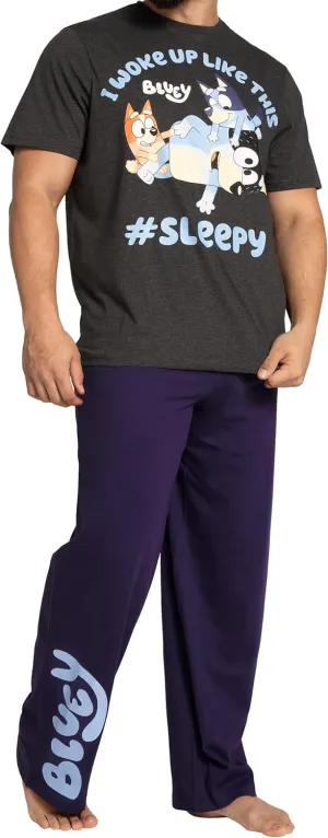 Bluey Pajamas | Bingo Mens Pajamas | Fun Mens Pjs | Official Merchandise