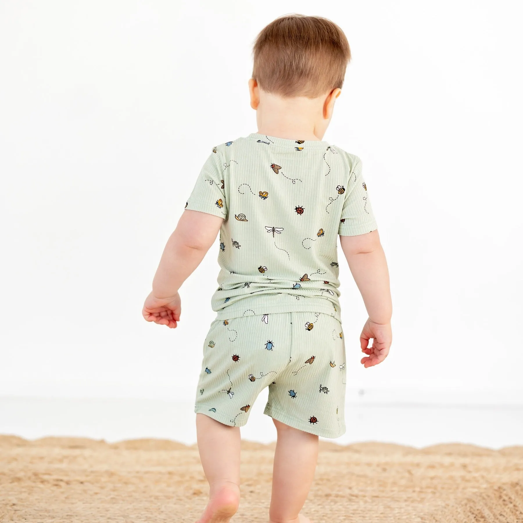 Bugs Small Ribbed Shorts Two-Piece Set