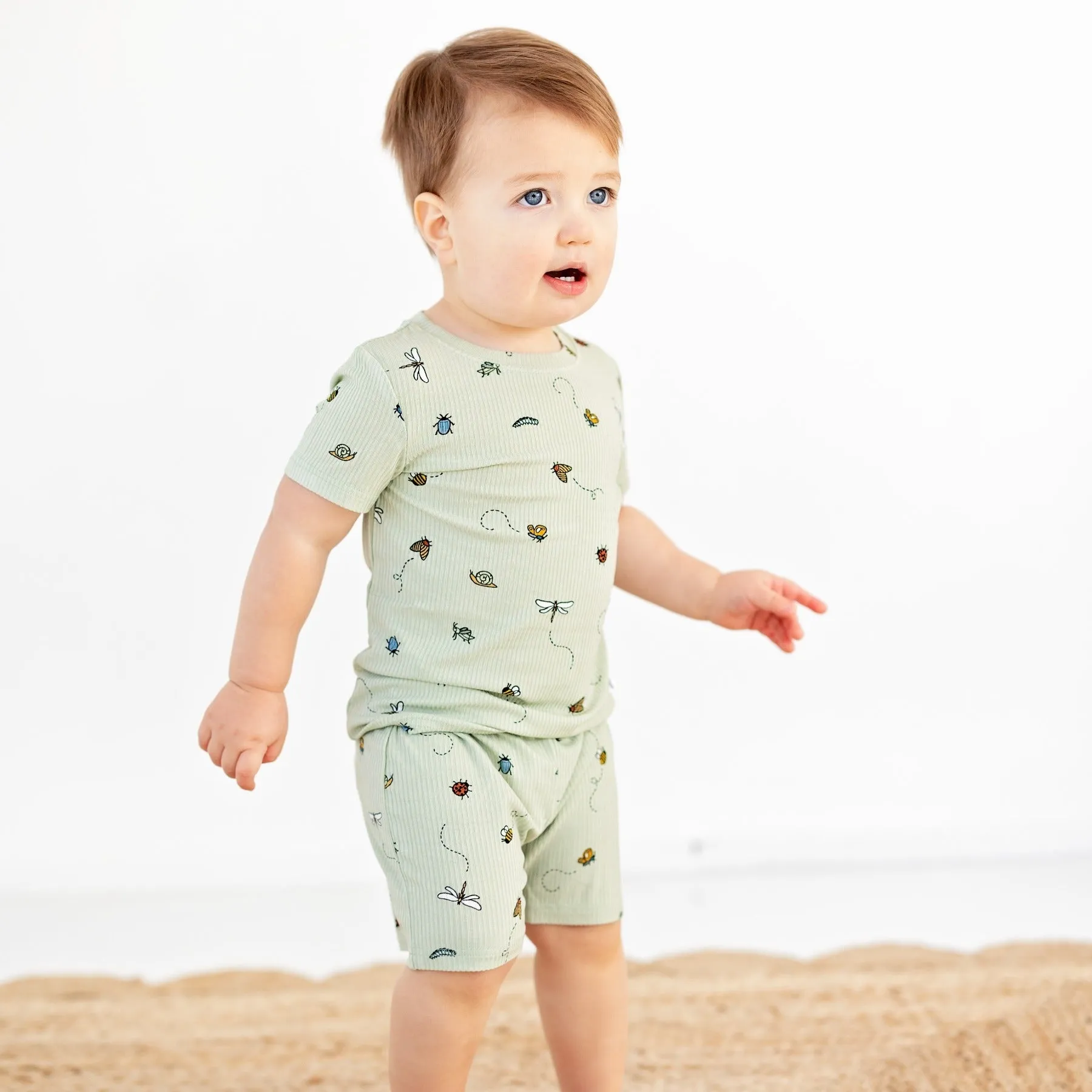 Bugs Small Ribbed Shorts Two-Piece Set