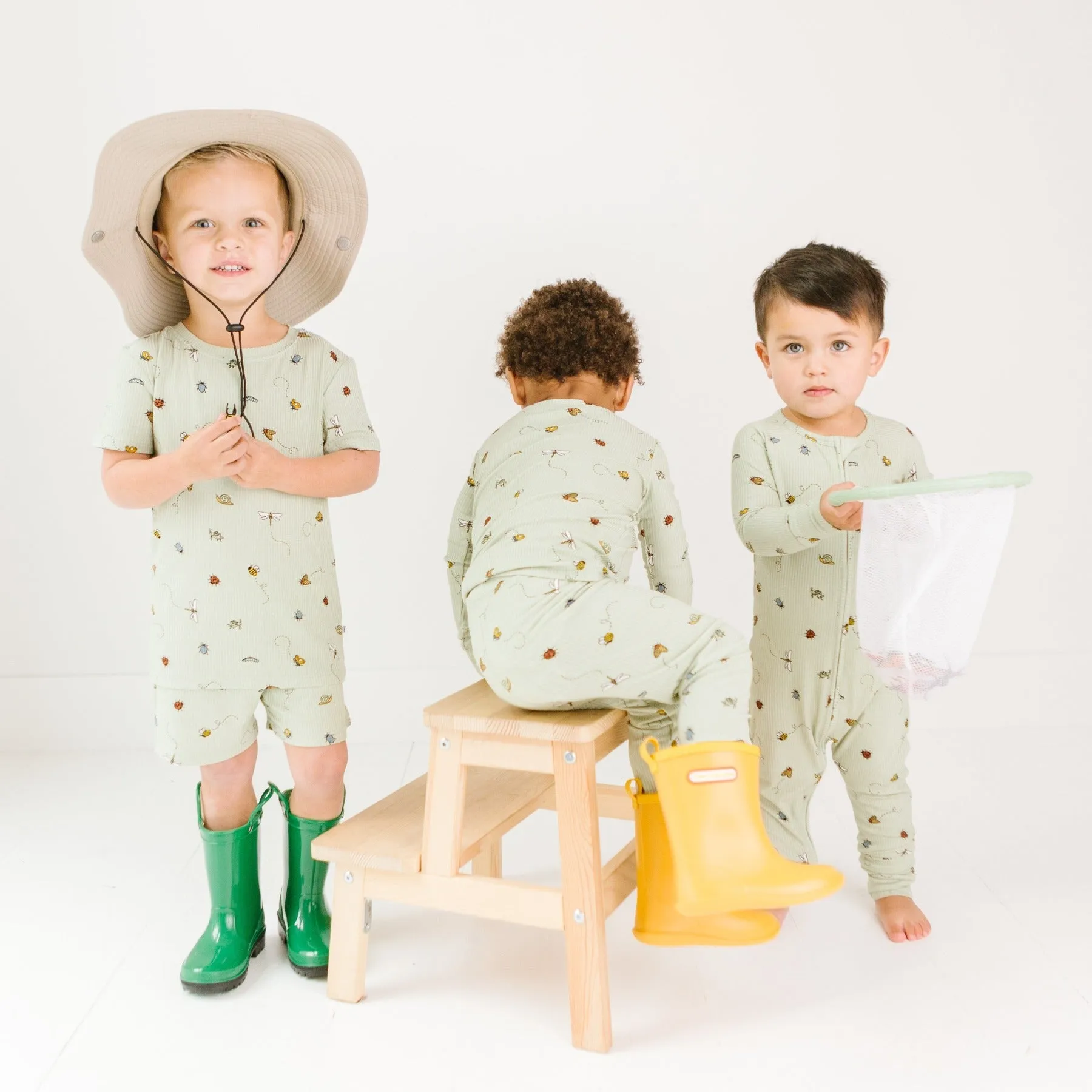 Bugs Small Ribbed Shorts Two-Piece Set
