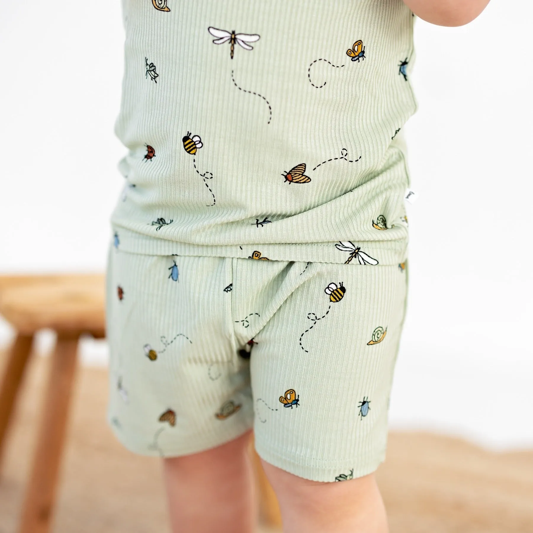 Bugs Small Ribbed Shorts Two-Piece Set