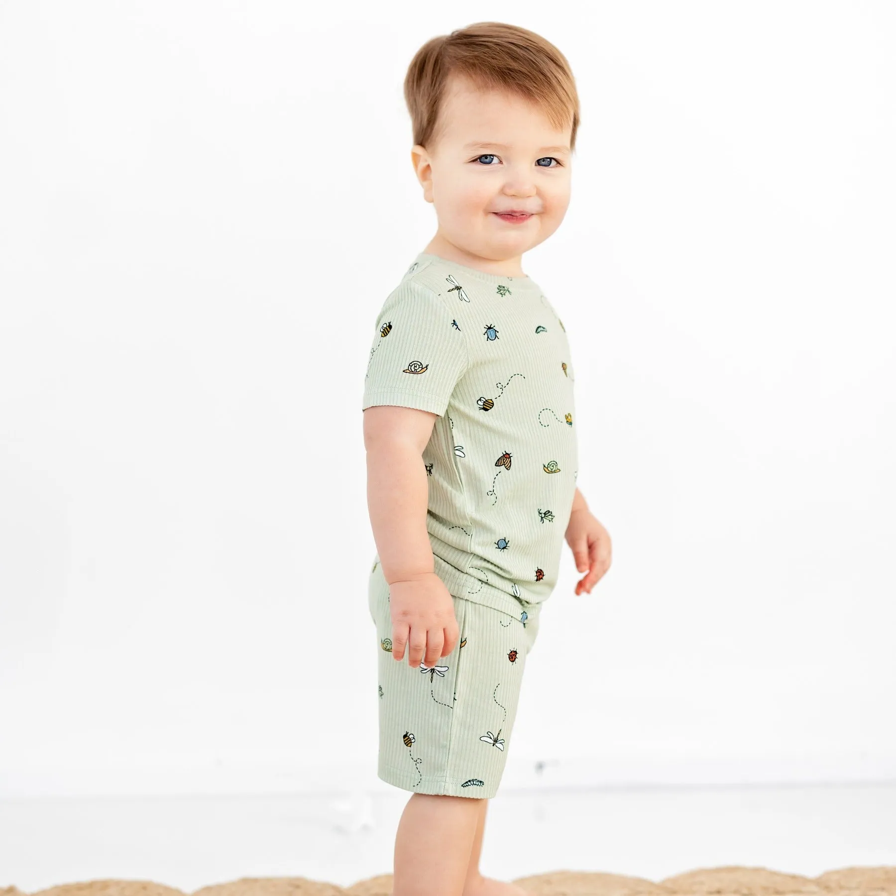 Bugs Small Ribbed Shorts Two-Piece Set