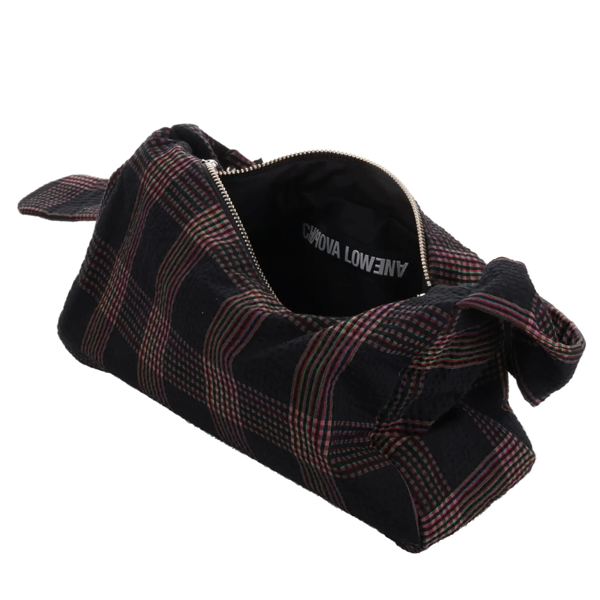 BUNNY MOMMY MINI BAG / RAINBOW TARTAN