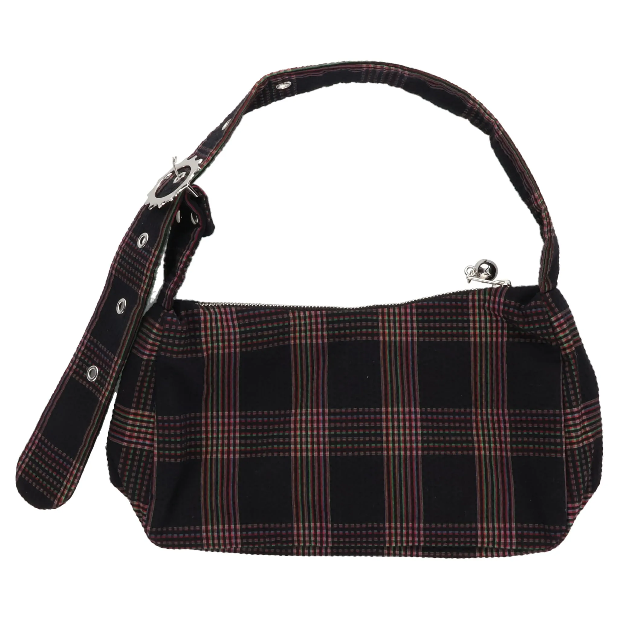 BUNNY MOMMY MINI BAG / RAINBOW TARTAN