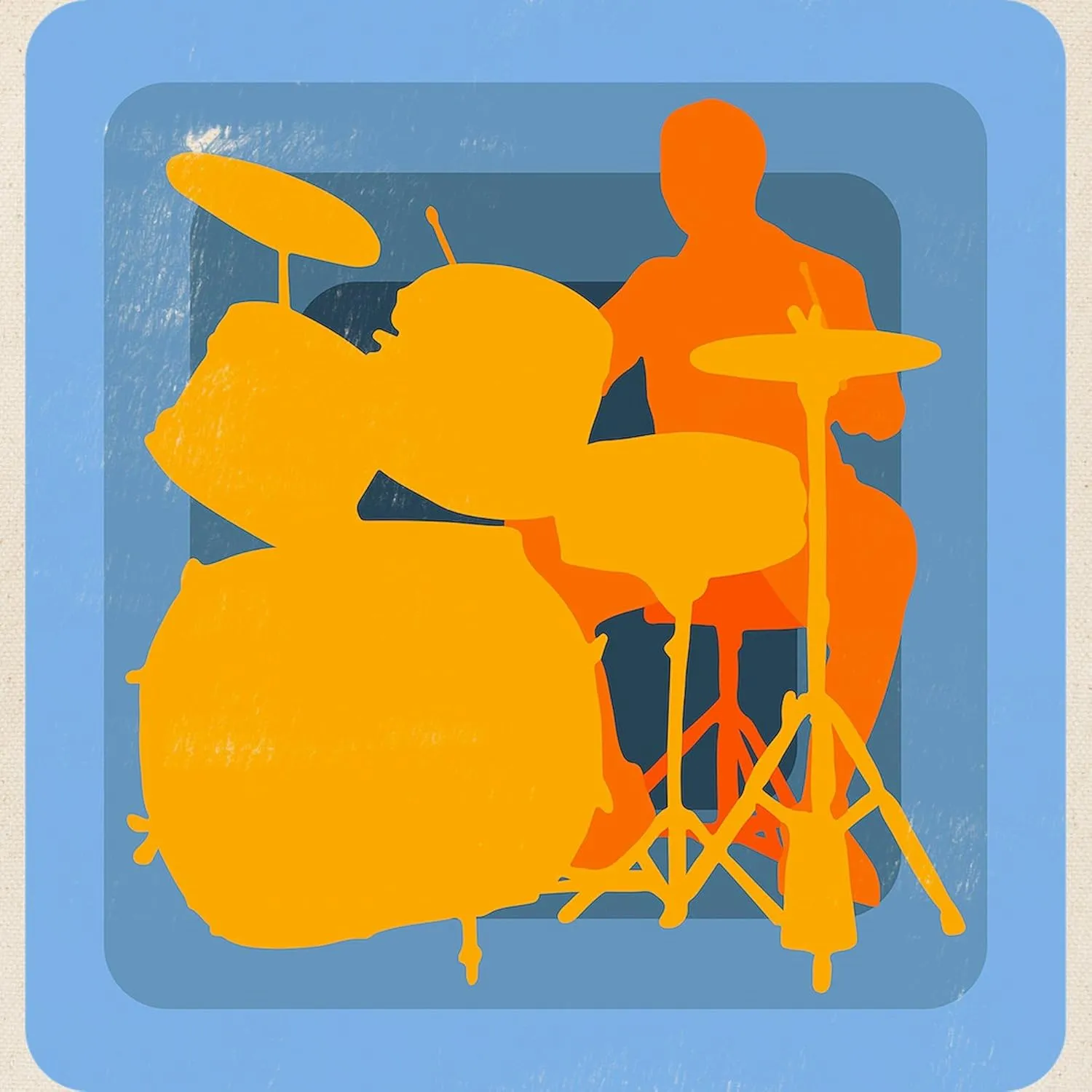 CafePress Drummer Tote Bag Natural Canvas Tote Bag, Reusable Shopping Bag