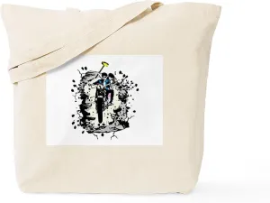 CafePress Emmett And Bay Tote Bag Natural Canvas Tote Bag, Reusable Shopping Bag