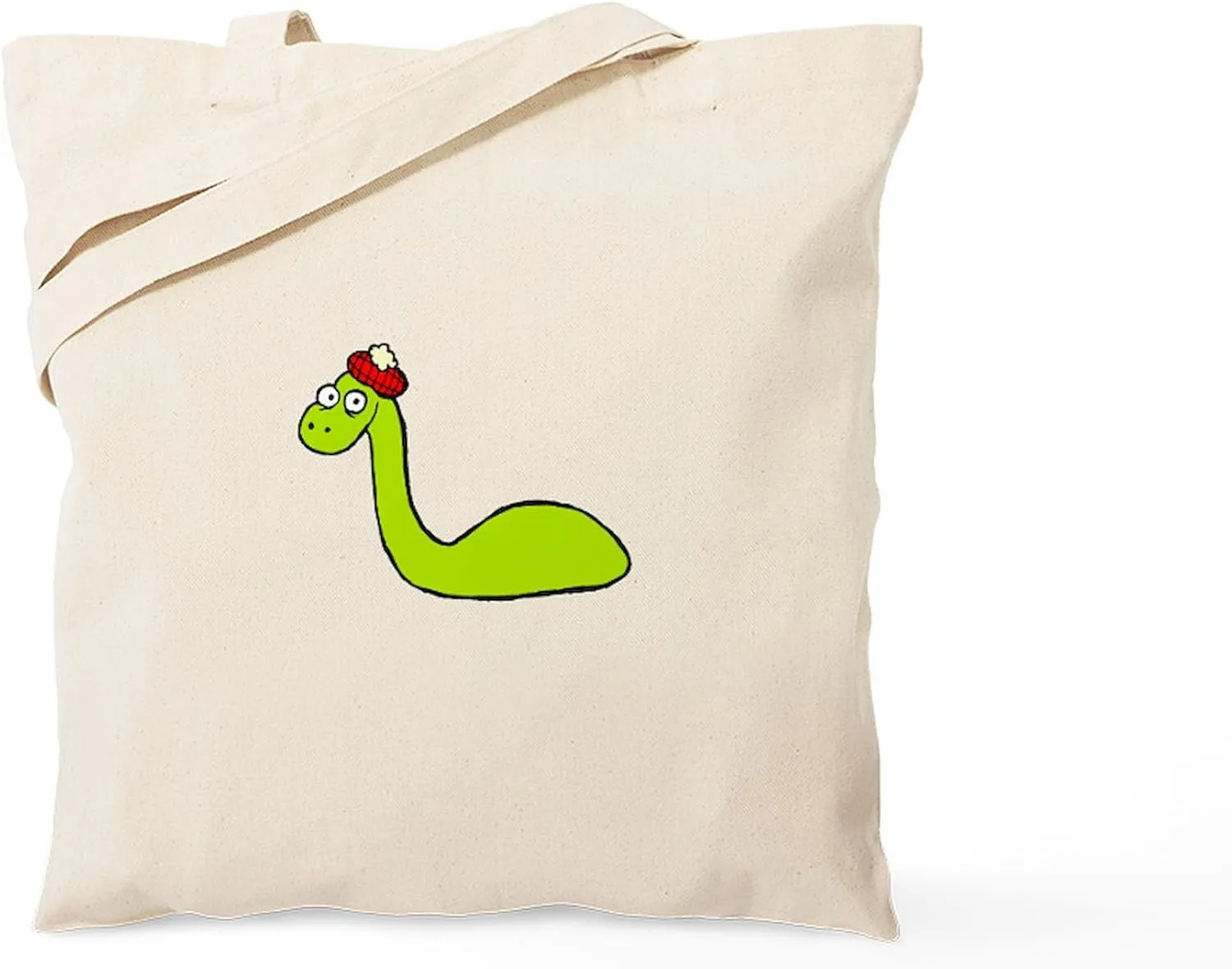 CafePress Loch Ness Monster Tote Bag Natural Canvas Tote Bag, Reusable Shopping Bag