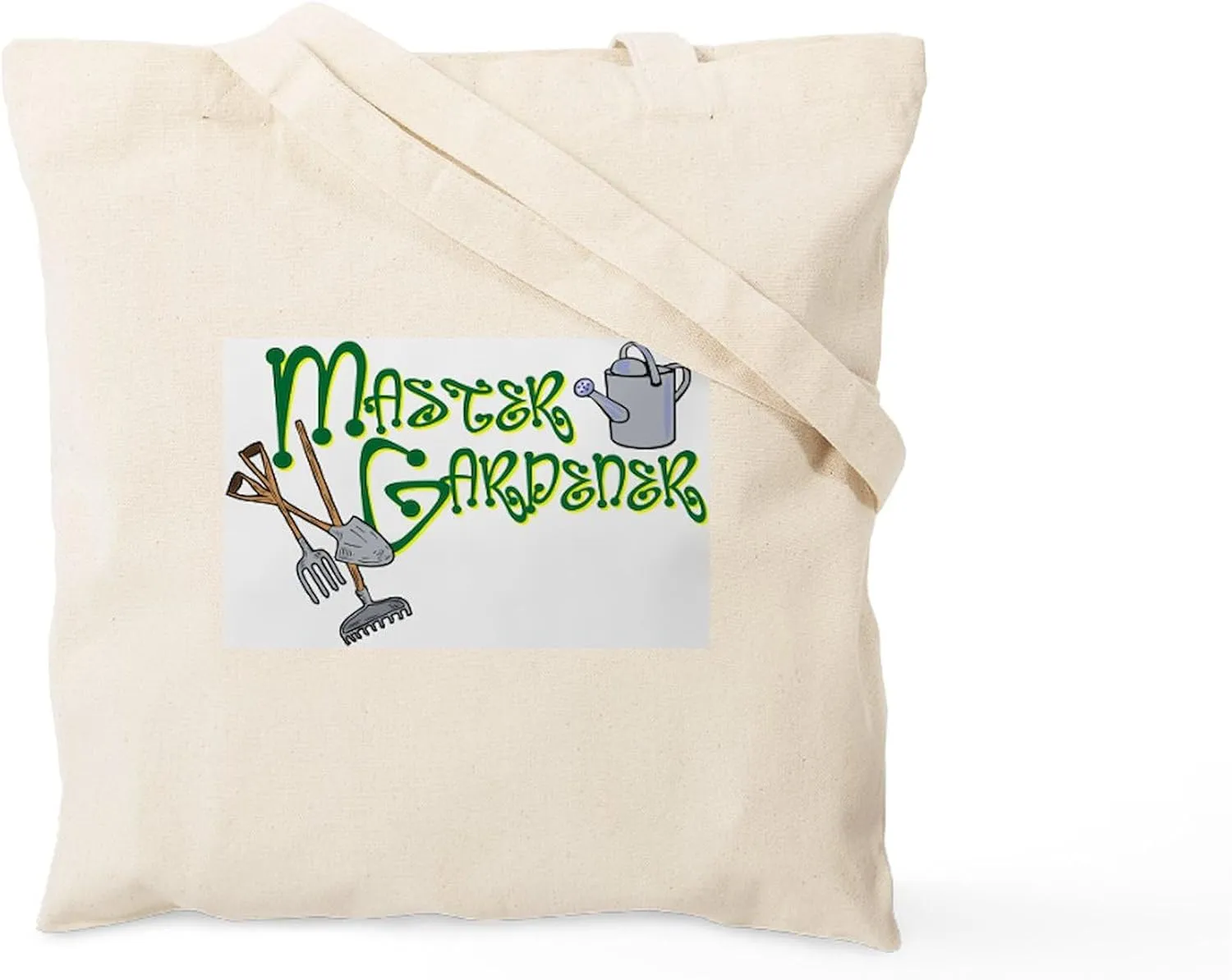 CafePress Master Gardener Tote Bag Natural Canvas Tote Bag, Reusable Shopping Bag
