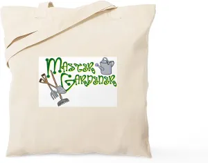 CafePress Master Gardener Tote Bag Natural Canvas Tote Bag, Reusable Shopping Bag