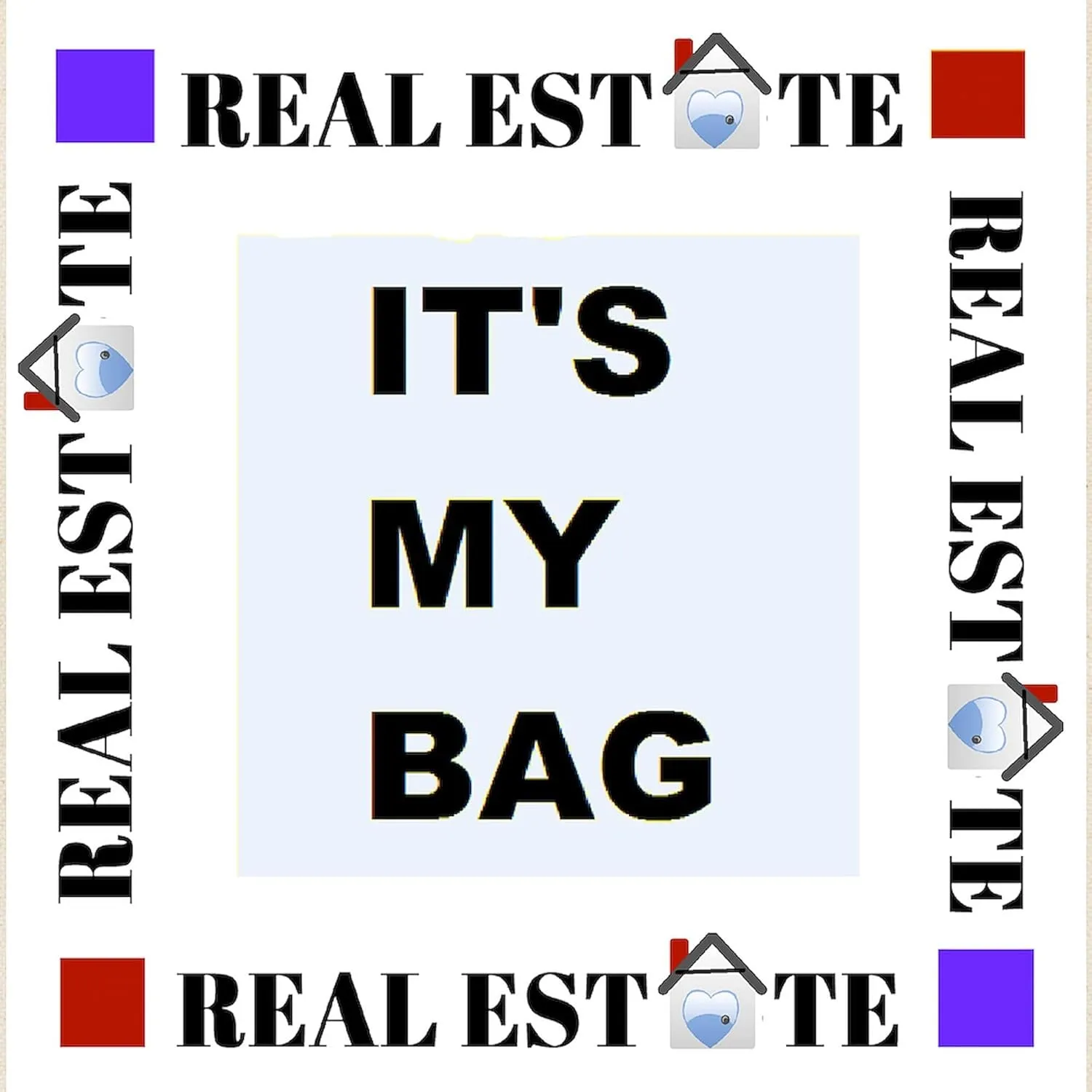 CafePress Real Estate It's My Bag Tote Bag Natural Canvas Tote Bag, Reusable Shopping Bag
