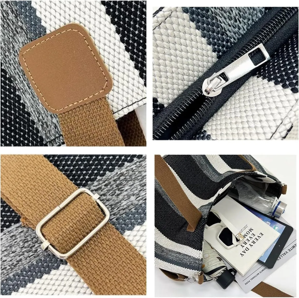 Canvas Shoulder Bags Large Handbags Satchel Work Tote Crossbody Purse Designer Tote Bag for Women