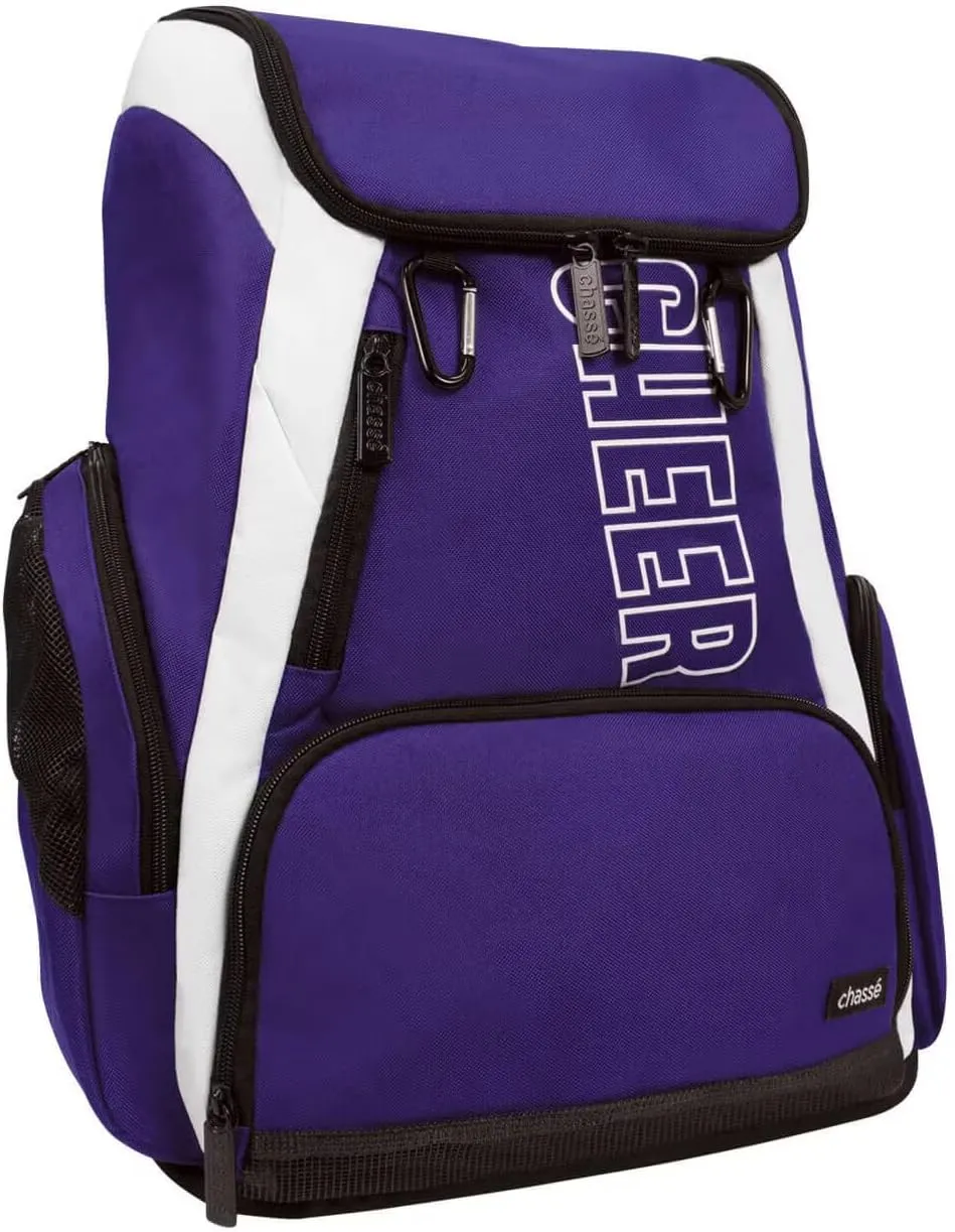 chass Cheer Large Weekender Bag - Perfect for Travel, Sports, and Everyday Use (Purple)
