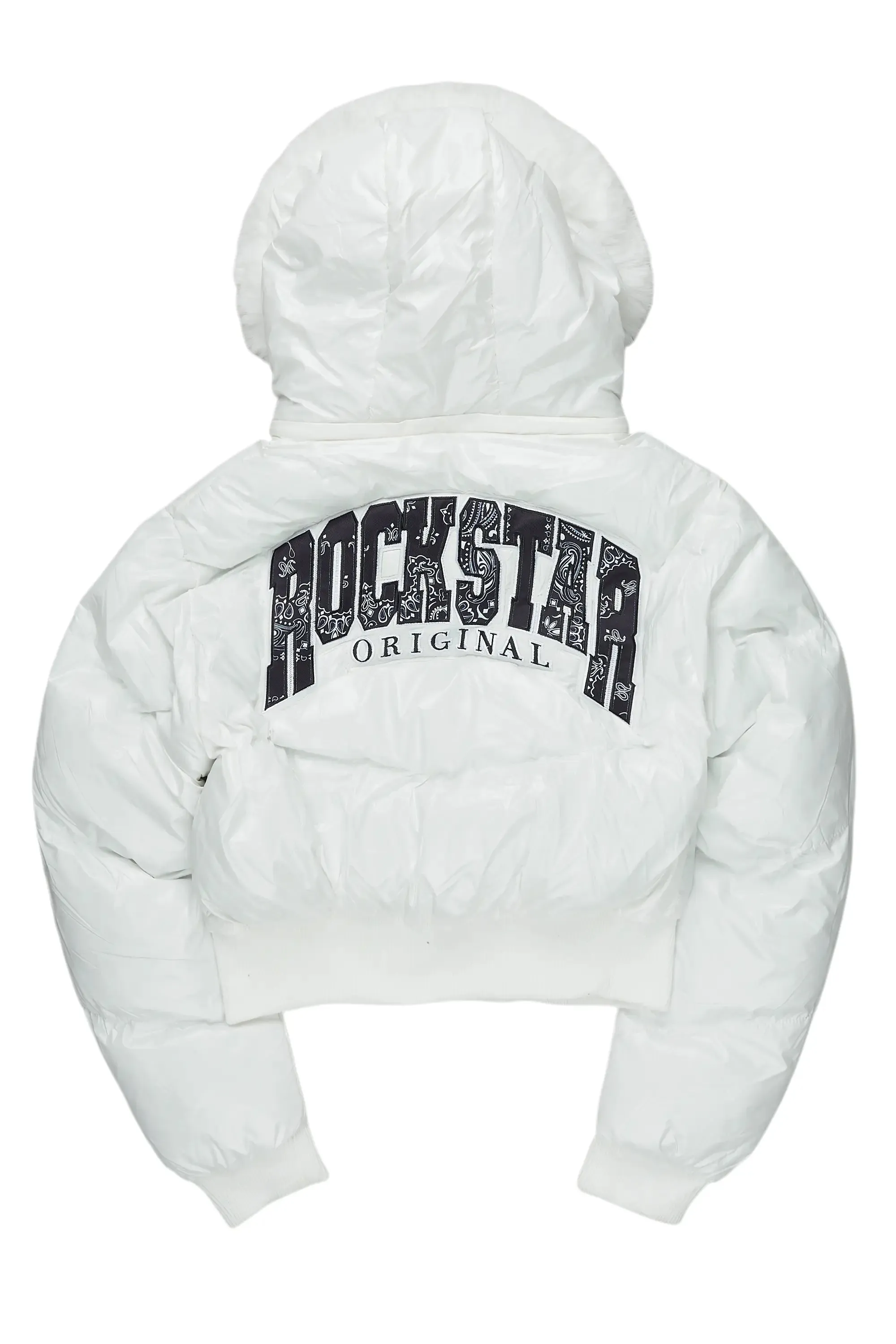 Chrishona White Puffer Jacket