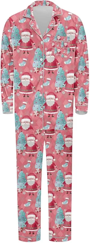 Christmas Family Pajamas Holiday Dad Family Matching Christmas Pajamas Set 2024 Family Organic Cotton for Family
