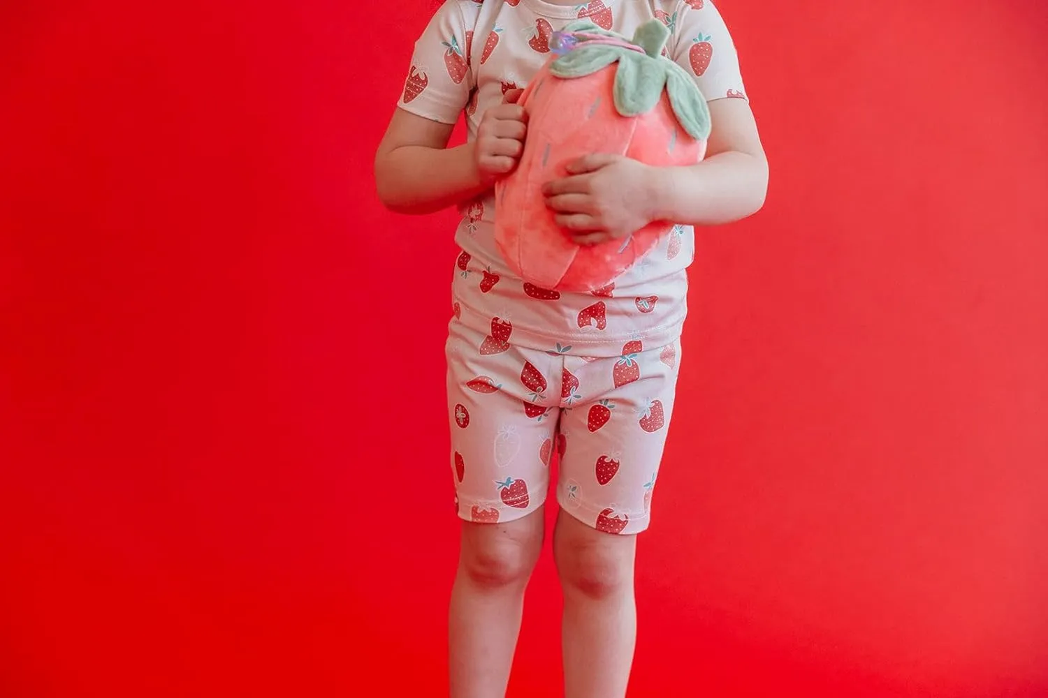 Copper Pearl 2 Piece Short Sleeve Pajamas Strawberry