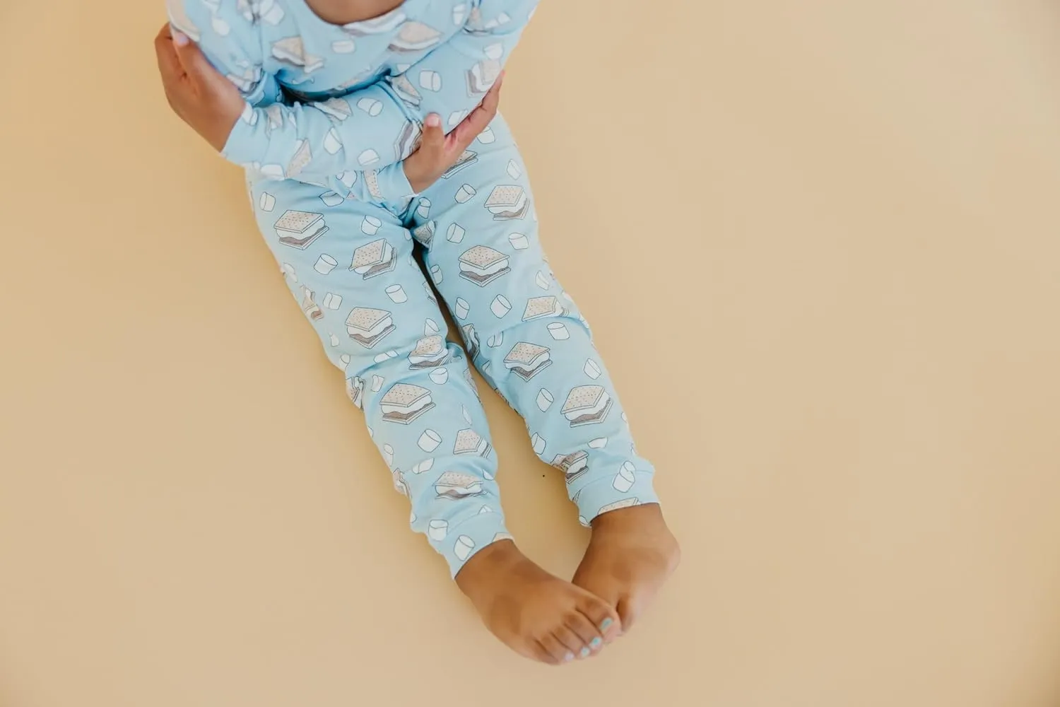 Copper Pearl Two Piece Long Sleeve Toddler Pajamas PJ Sets for Boys and Girls - Adorable Pattern Pajamas, Breathable Fabric to Keep Cool While Sleeping, Sizes 12 Months to 5T - S'mores