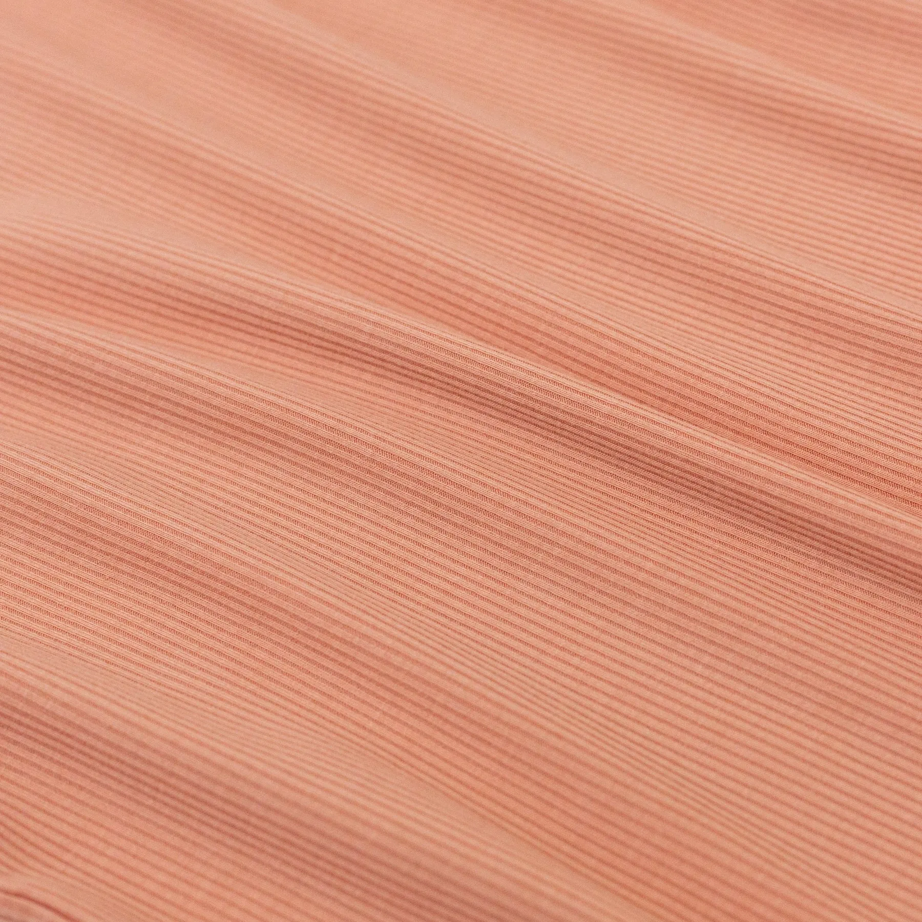 Coral Small Ribbed Shorts Two-Piece Set