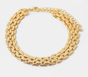 Cuatro Chain Link Bracelet