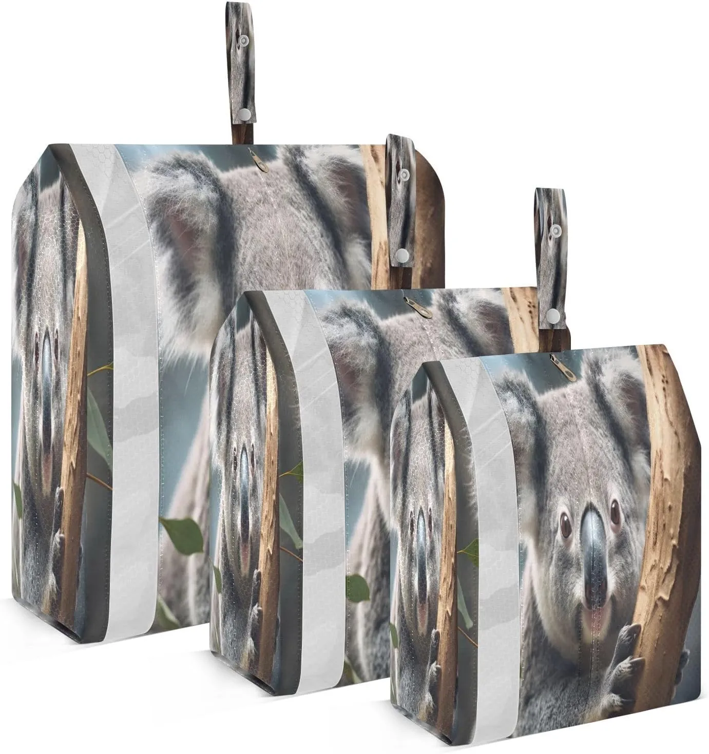Cute Koala Branch Compression Packing Cubes for Travel Packing Organizers Large Luggage Organizers Bags for Women Men Travel Luggage