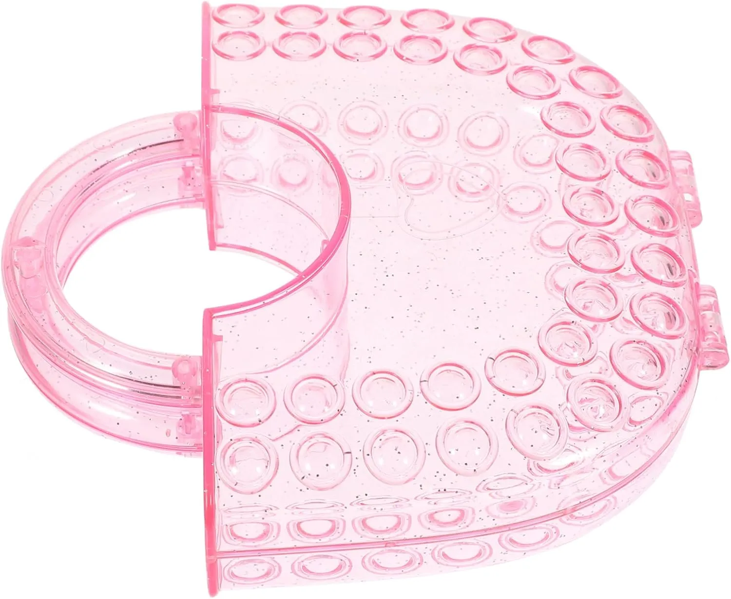 ERINGOGO Lovely Handbag Diy Adorable Plastic Diy Handbag Change Purse Fashionable Pink Bag
