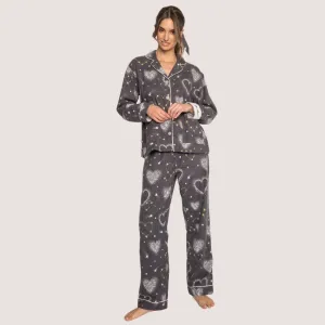 Flannel PJ Set (Pewter)