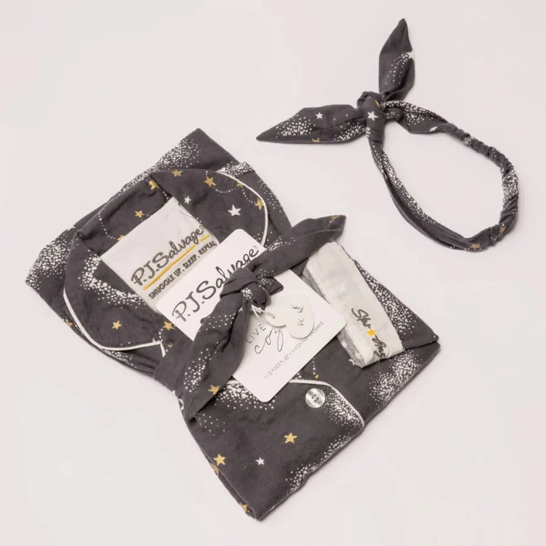 Flannel PJ Set (Pewter)