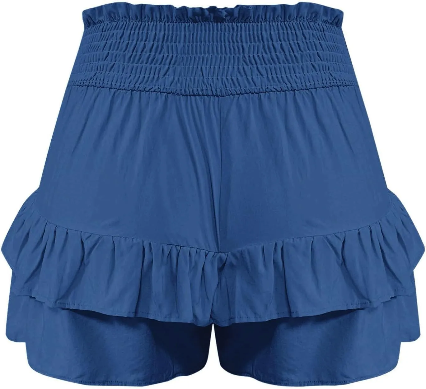 Flowy Shorts for Women Summer Casual High Waisted Ruffles Pleated Tennis Mini Skirt Tummy Control Athletic Golf Skort