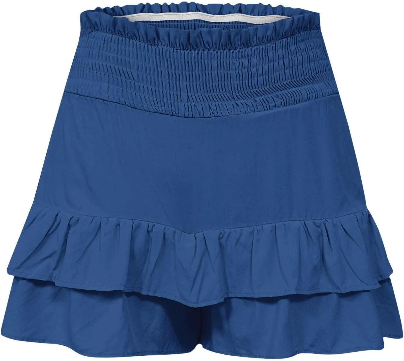Flowy Shorts for Women Summer Casual High Waisted Ruffles Pleated Tennis Mini Skirt Tummy Control Athletic Golf Skort