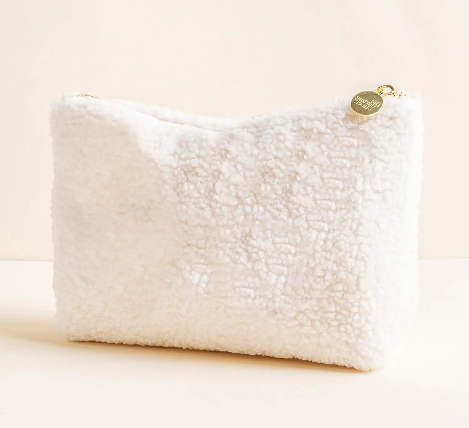 Gifts for Bride Travel Tote Honeymoon Travel Bag Sherpa Cosmetic Bag for Organizing Storing Jewelry and Accessories Cosmetic Case for Purse or Luggage