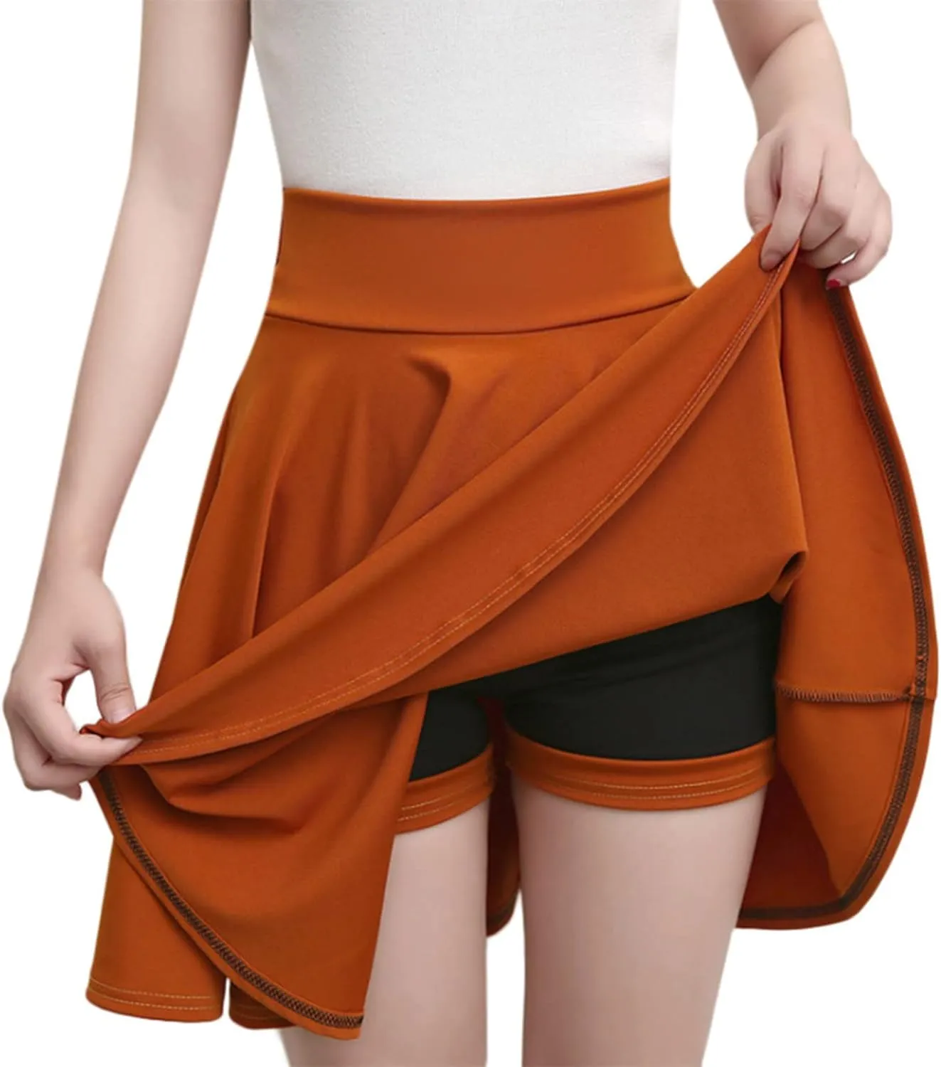 Golf Athletic Skirt for Women High Waisted with Pockets Inner Shorts for Skater Skirt Summer Sexy Short Skirt Shorts