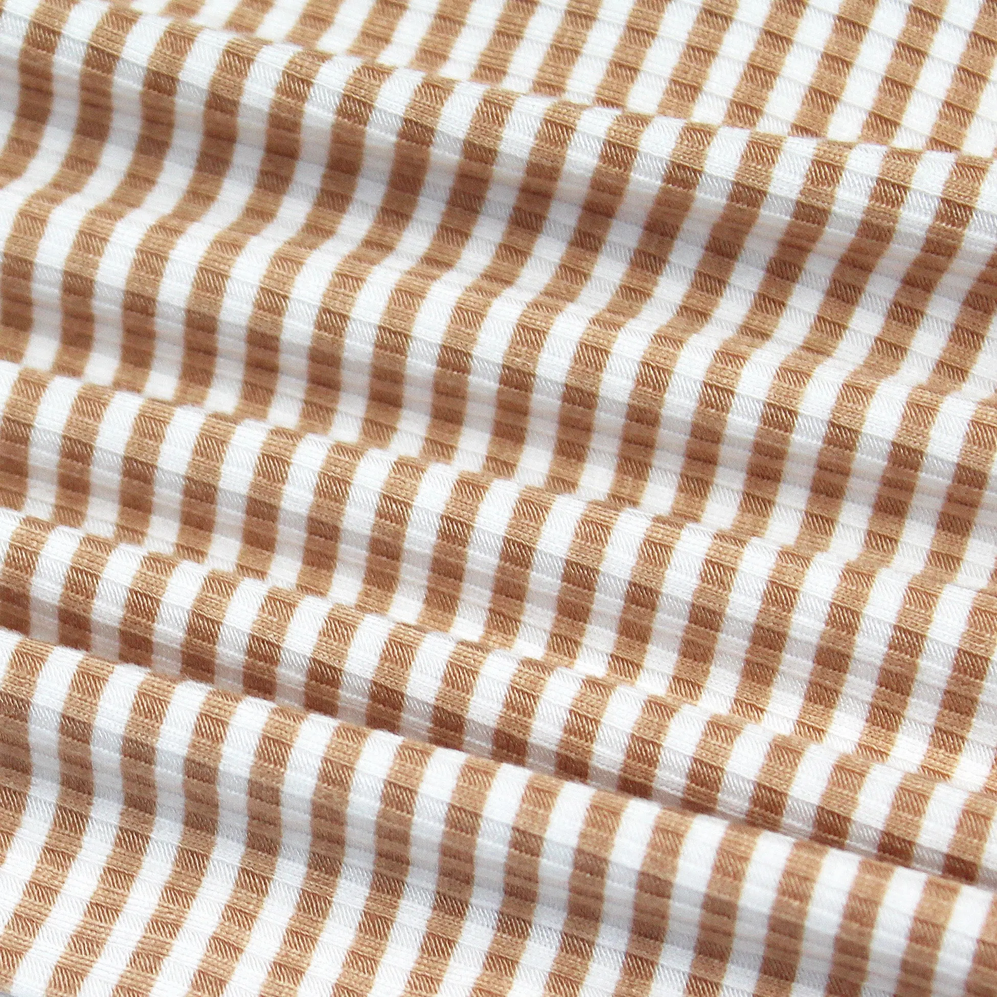 Honey Stripe Small Ribbed Two-Piece Set