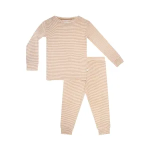 Honey Stripe Small Ribbed Two-Piece Set