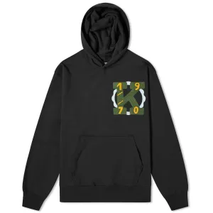 Kenzo Drawn Varsity Popover Hoodie, black