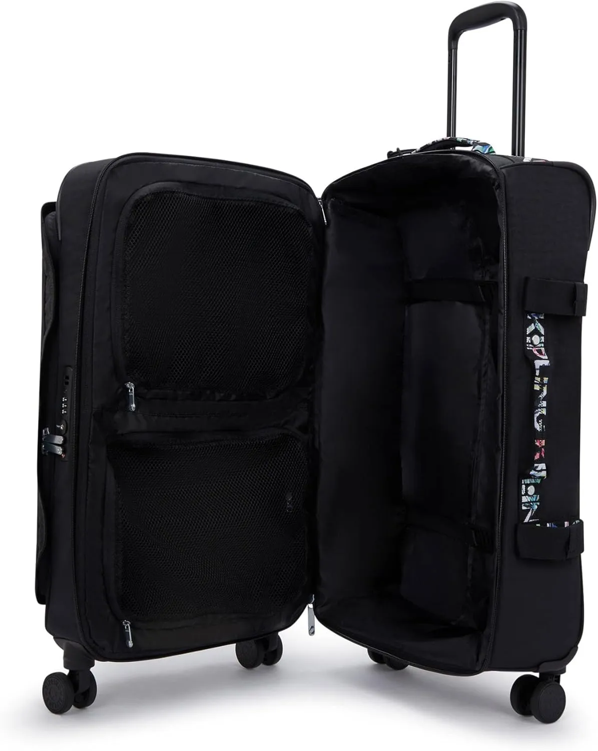 Kipling Women's Spontaneous Medium Softside Spinner Wheel Luggage, Integrated TSA Accepted Lock