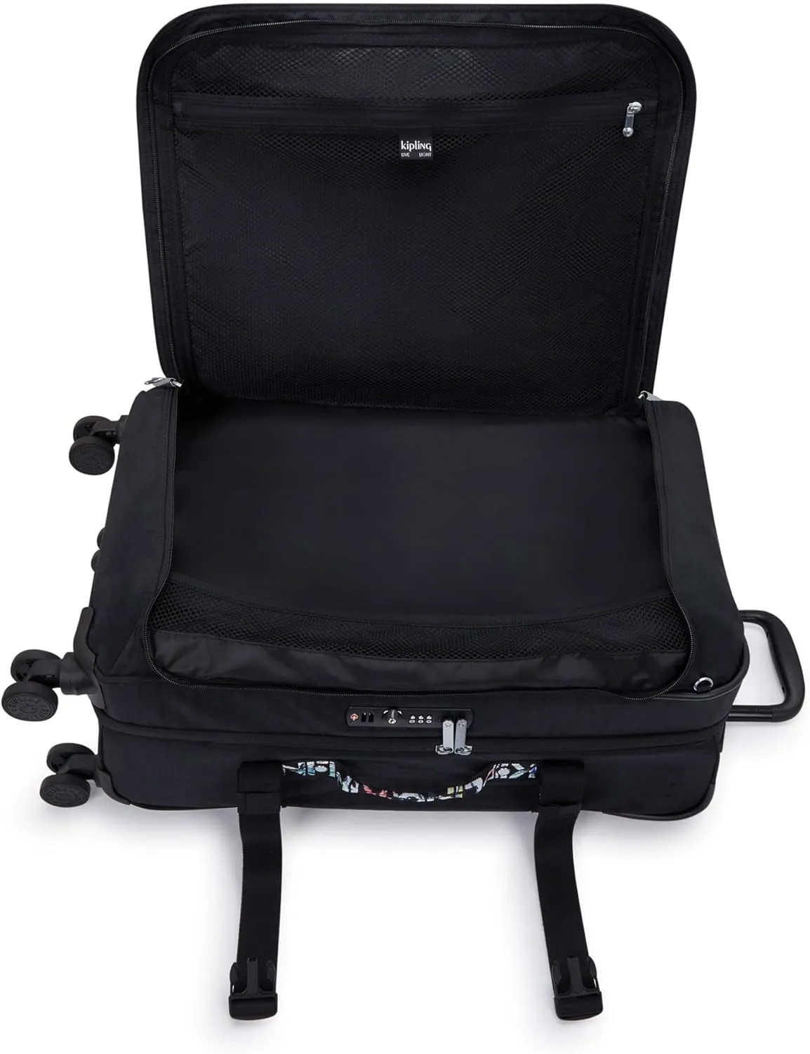 Kipling Women's Spontaneous Medium Softside Spinner Wheel Luggage, Integrated TSA Accepted Lock