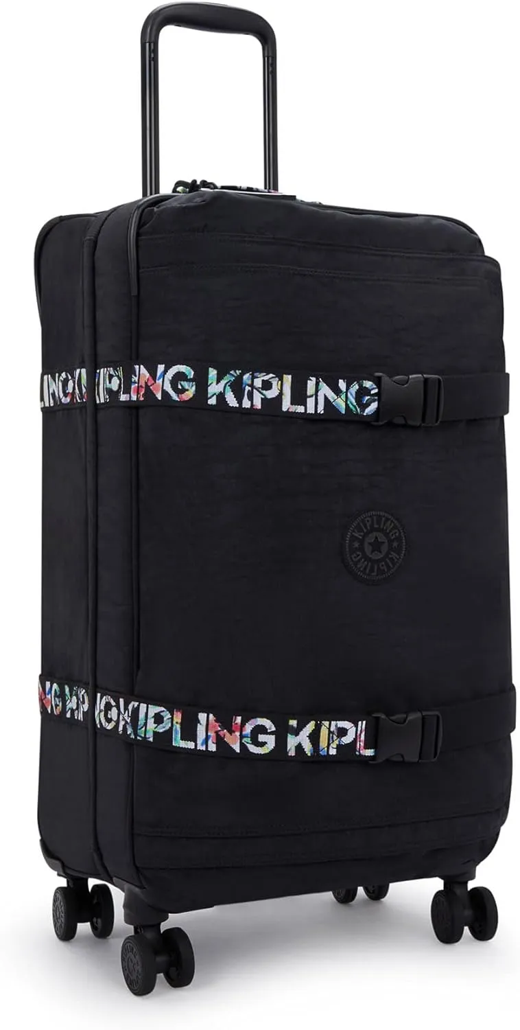 Kipling Women's Spontaneous Medium Softside Spinner Wheel Luggage, Integrated TSA Accepted Lock